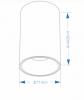 VARI 20W SURFACE SPOT DOWNLIGHT BLACK OR WHITE